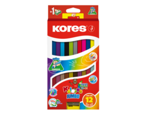 Lapiz de color Kores Jumbo Duo Caja 12