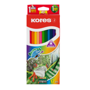 Lapiz de color Kores Triangular Caja 12