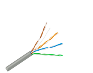 Cable UTP Cat5e 24 AWG 100% cobre 305m UL & ETL-Interior TekLink Gris